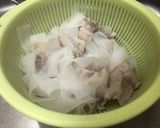 ☆豚バラ大根のニンニク醤油和え♪作り方6写真