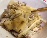 ☆豚バラ大根のニンニク醤油和え♪作り方7写真