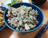 イカと海苔の炊き込みご飯作り方5写真