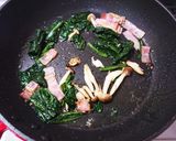 簡単！ほうれん草とキノコの和風パスタ作り方5写真