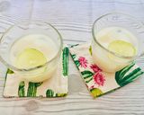 甘酒キーライム。とハイビスカスを合わせて作り方4写真