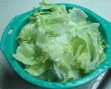 牛肉とレタスのナツメグ麺つゆ炒め作り方2写真