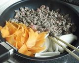 牛肉とレタスのナツメグ麺つゆ炒め作り方6写真