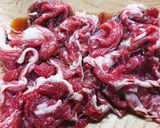 皿盛りすき焼き作り方1写真