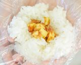 チーズおかかむすび（せかいむすび）作り方2写真