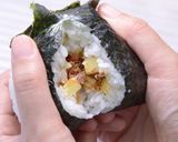 チーズおかかむすび（せかいむすび）作り方3写真
