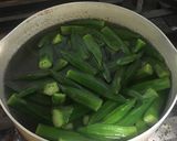 オクラの塩ダレ和え作り方1写真
