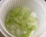 ※ちぎりレタスとお豆腐のサラダ作り方2写真