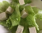 ※ちぎりレタスとお豆腐のサラダ作り方6写真