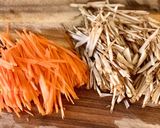 モリモリ食べちゃう【きんぴらごぼう（薄口作り方1写真