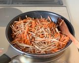 モリモリ食べちゃう【きんぴらごぼう（薄口作り方3写真