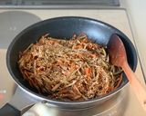 モリモリ食べちゃう【きんぴらごぼう（薄口作り方4写真