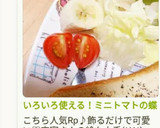 いろいろ使える！ミニトマトの蝶切り作り方42写真