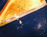 フライパンでハムとチーズのホットサンド＊作り方6写真