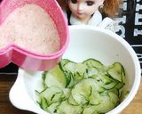 リカちゃん♡うなぎ？うざく風酢の物ᐝꕀᐝ作り方2写真