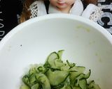 リカちゃん♡うなぎ？うざく風酢の物ᐝꕀᐝ作り方3写真