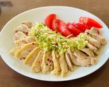 一石二鳥以上！鶏ハムと黄金の塩ラーメン作り方10写真