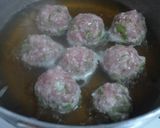 生ワカメと肉団子のさっと煮♪作り方5写真