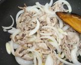 豚丼(バラ、冷しゃぶサラダ用を使って)作り方6写真
