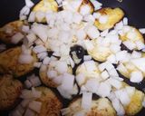 帆立だしだけ☆簡単なすと新玉ねぎ炒め作り方1写真