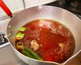醤油ラーメンと白飯し作り方3写真