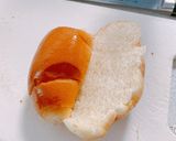 バターロールでチキンバーガー作り方1写真