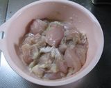 鶏むね肉のマヨカレー焼き作り方1写真