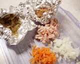 ピリ辛♪梅とザーサイの野菜スープ☆作り方1写真