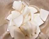 大根と塩昆布のおしんこ作り方1写真