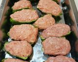 トマトも一緒に焼いてピーマンの肉詰め♪作り方3写真