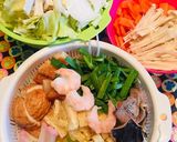 具山盛15種以上みそちゃんぽん★〆は太麺作り方1写真
