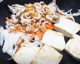 お豆腐でボリュームたっぷり焼きそば作り方4写真