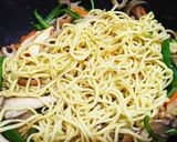 お豆腐でボリュームたっぷり焼きそば作り方6写真