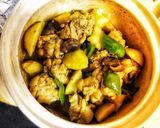 鳥手羽元のとろ火煮込み作り方4写真