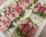 簡単♫豚肉★大葉とエノキ巻き作り方1写真