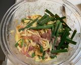 豚キムチーズニラチヂミ！作り方4写真
