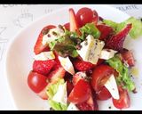 簡単！美味しい♪チーズ&イチゴ&トマト作り方5写真