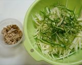 ダイエット！ブロッコリーの芯のツナ焼き作り方2写真