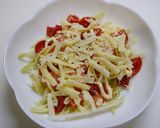 簡単！銀鮭とブロッコリーの芯のチーズ焼き作り方3写真