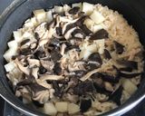 平茸と長いもの炊き込みご飯作り方4写真