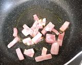 ご飯がススム!カレー風味ベーコン炒め作り方1写真