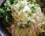 白菜と豆腐でふわっふわっのお好み焼き♪作り方2写真