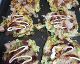 白菜と豆腐でふわっふわっのお好み焼き♪作り方4写真
