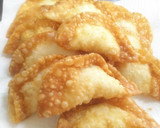 餃子の皮で白はんぺんとうもろこしマヨ揚げ作り方8写真