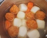 揚げボール入りころころ煮物作り方10写真