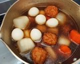 揚げボール入りころころ煮物作り方11写真