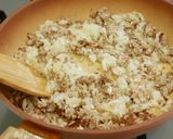 ～豚ひき肉～甘辛お味噌のそぼろ丼作り方3写真