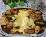 江戸菜キムチでチーズダッカルビ作り方5写真