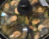 なすとむきエビの煮物作り方4写真