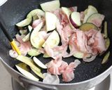 ナスと豚肉のあったかつけそうめん作り方4写真